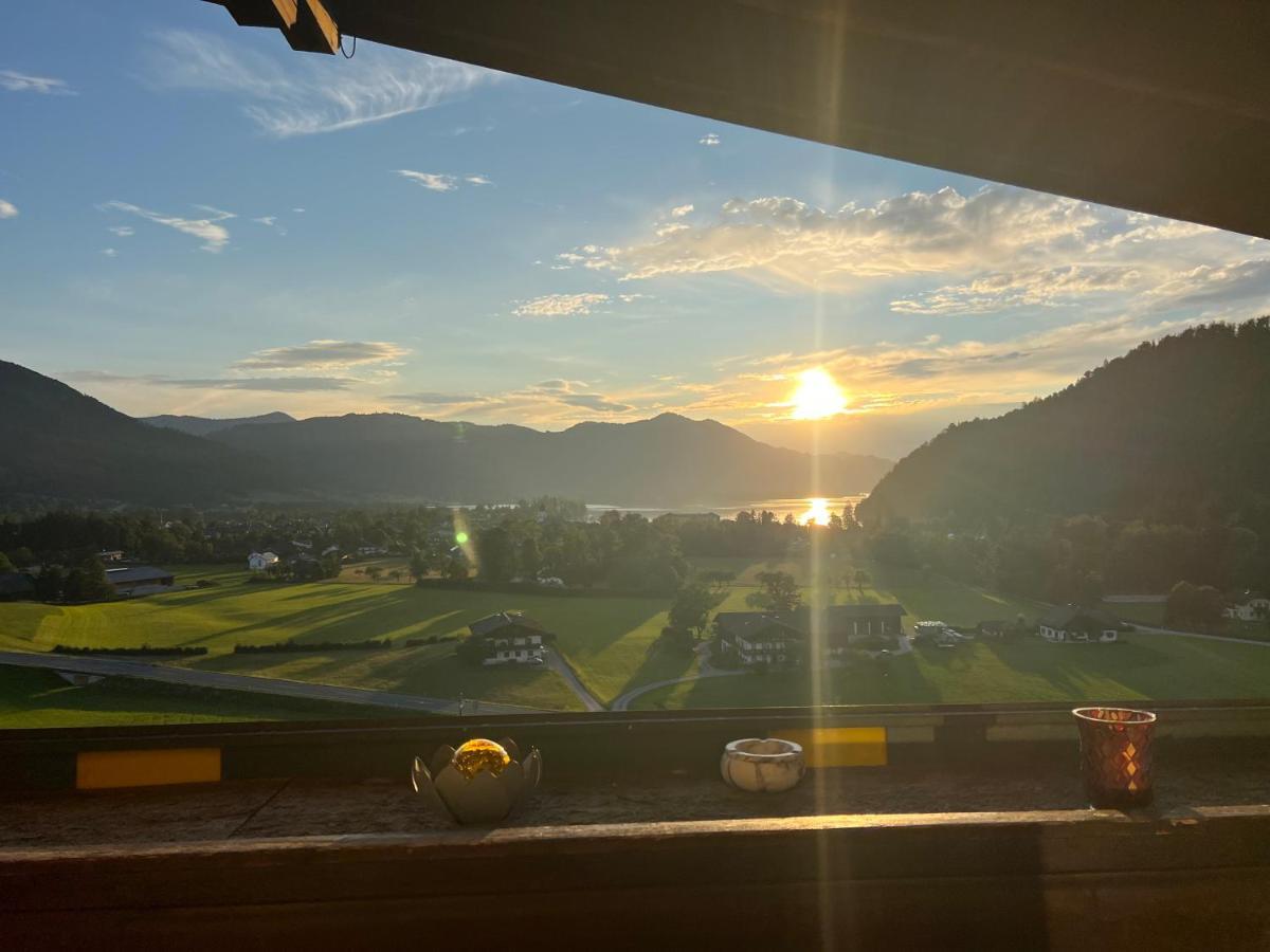 Apartment Sunset Am Wolfgangsee Strobl Extérieur photo